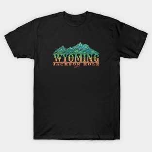 Jackson Hole, Wyoming with Teton Range T-Shirt